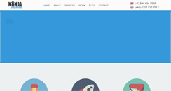 Desktop Screenshot of ninja-creative.com